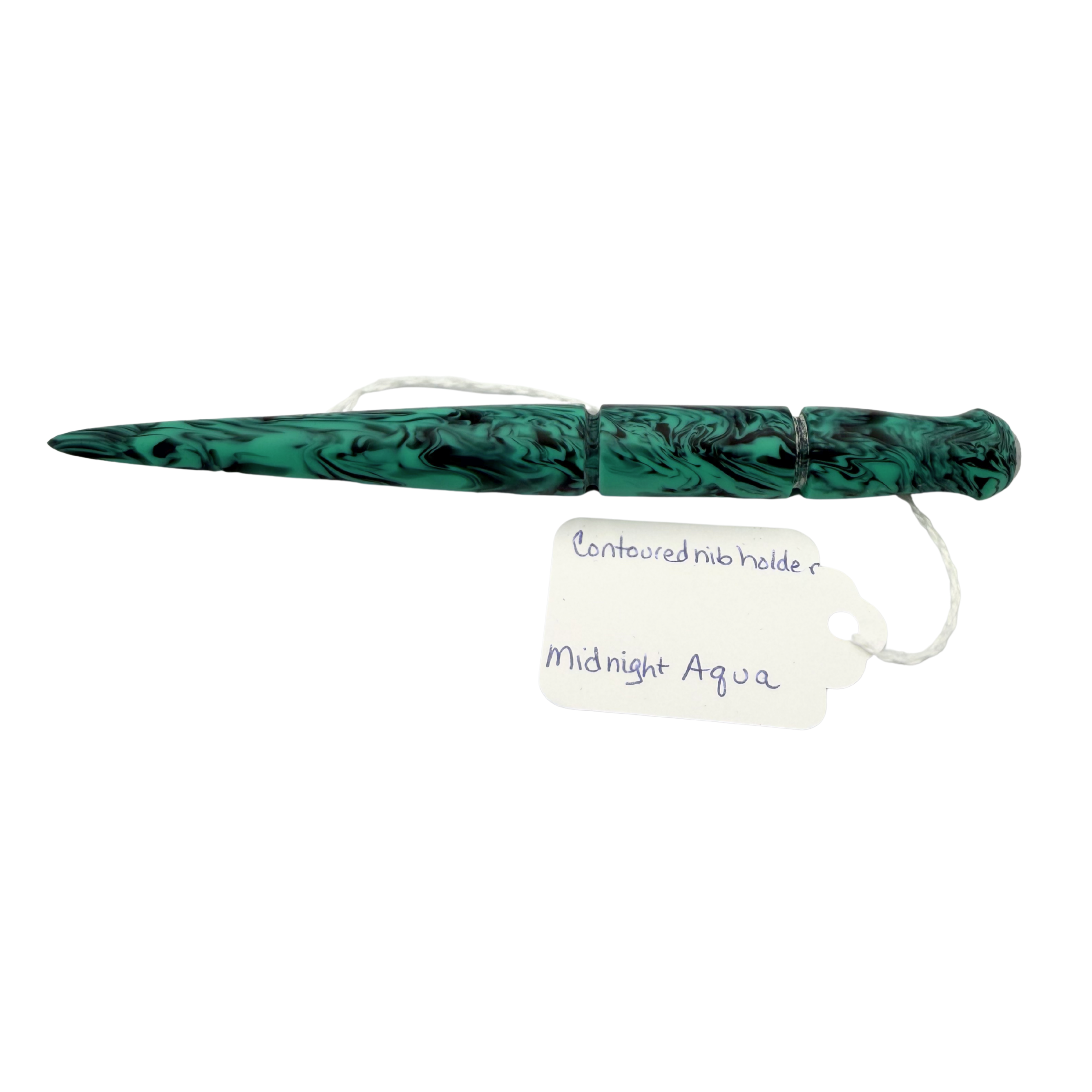 Contoured Nib Holder - Midnight Aqua