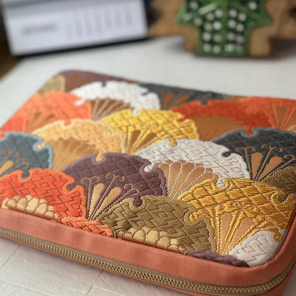 Kimono Obi Fabric 20 Pen Case (Kasume-zome) (Limited Edition)