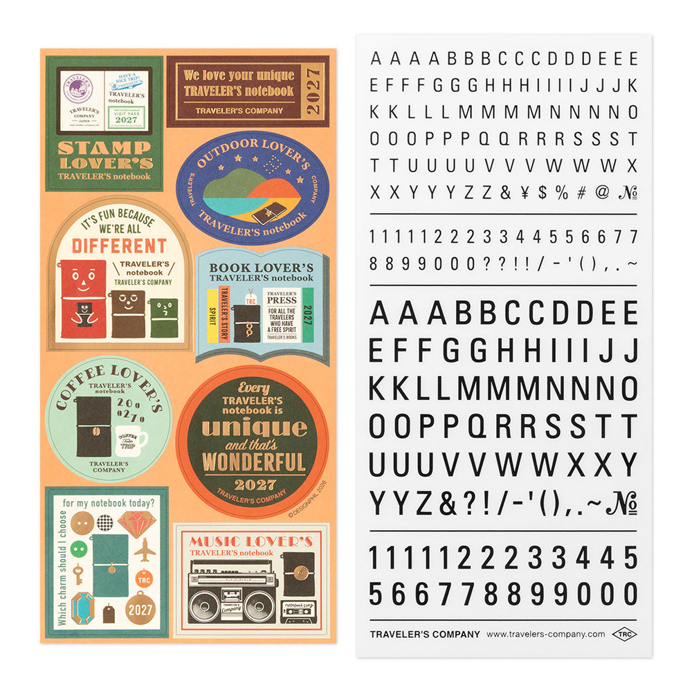 Customized Sticker Set for Diary 2027 (Pre-Order)
