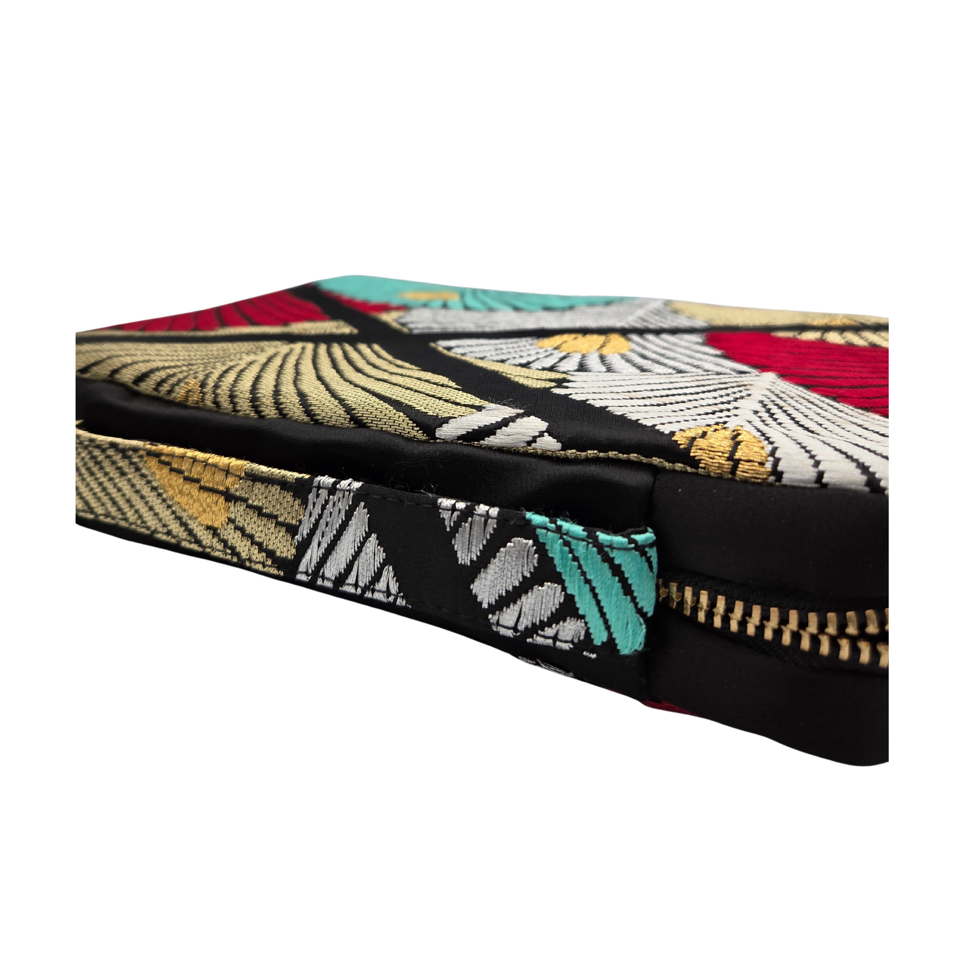 Kimono Fabric 20 Pen Case (Black)