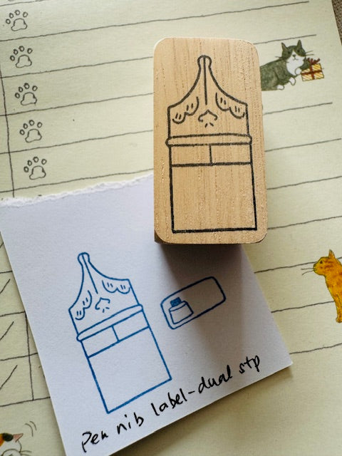 FD Pen Nib Label Dual