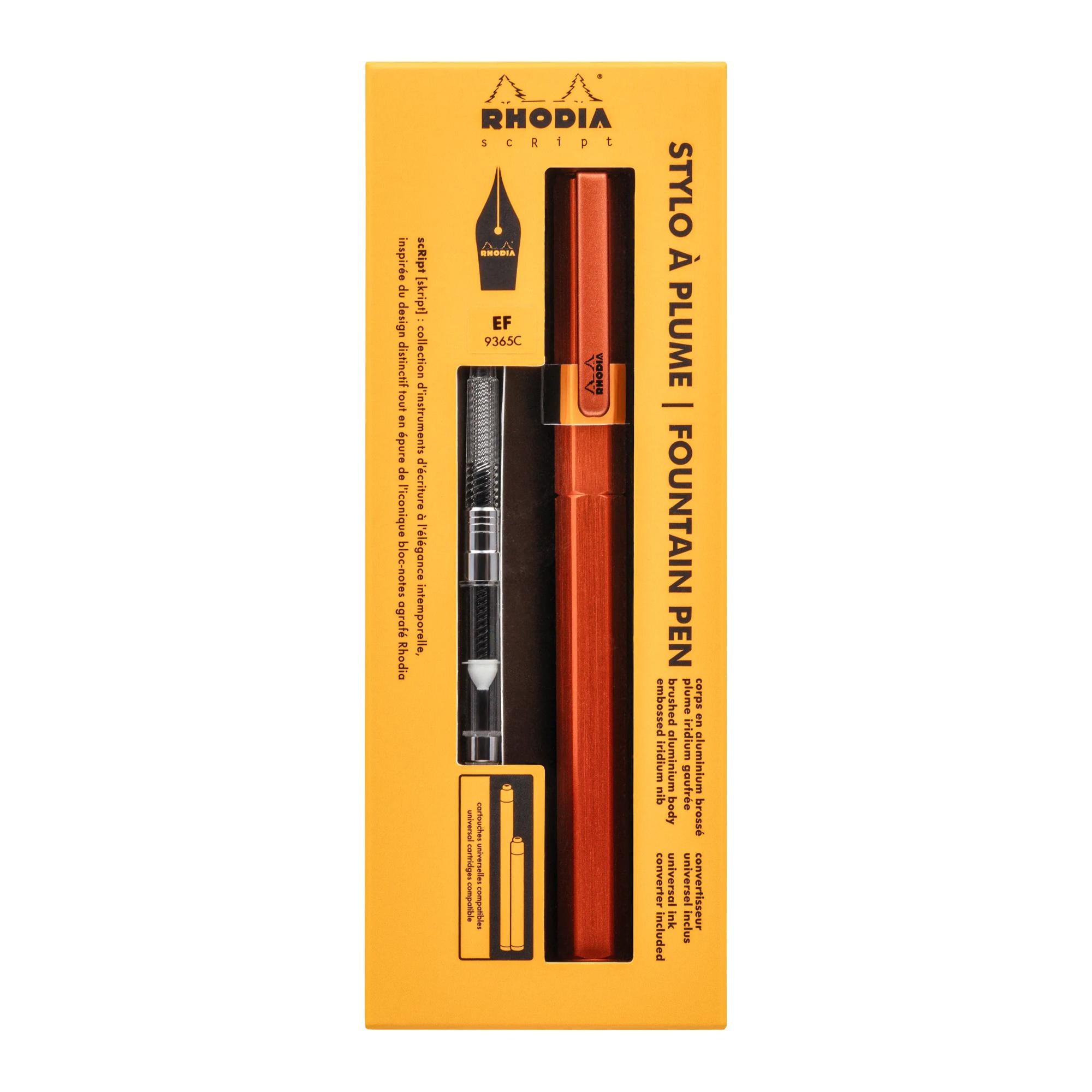 scRipt Fountain Pen (Orange)