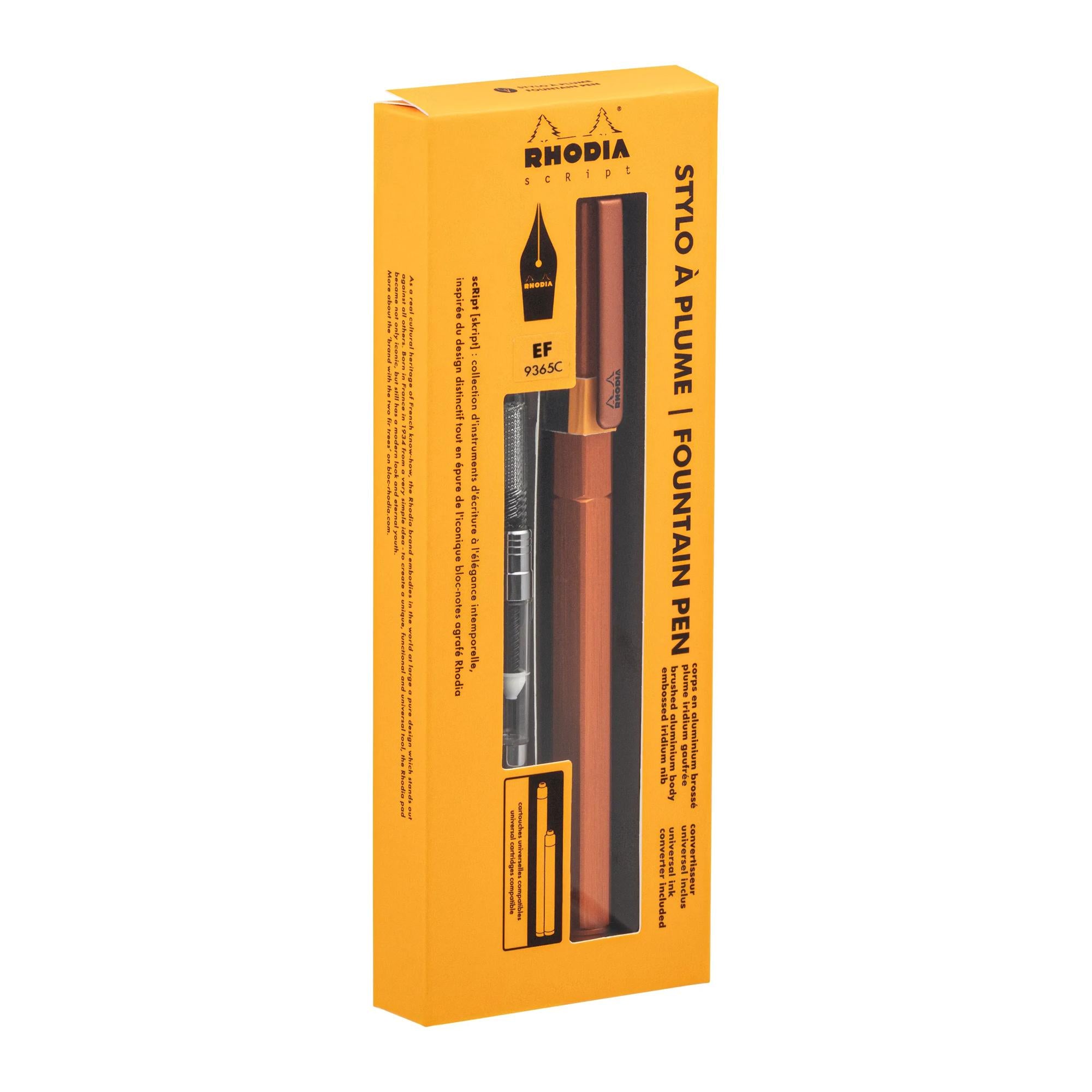 scRipt Fountain Pen (Orange)