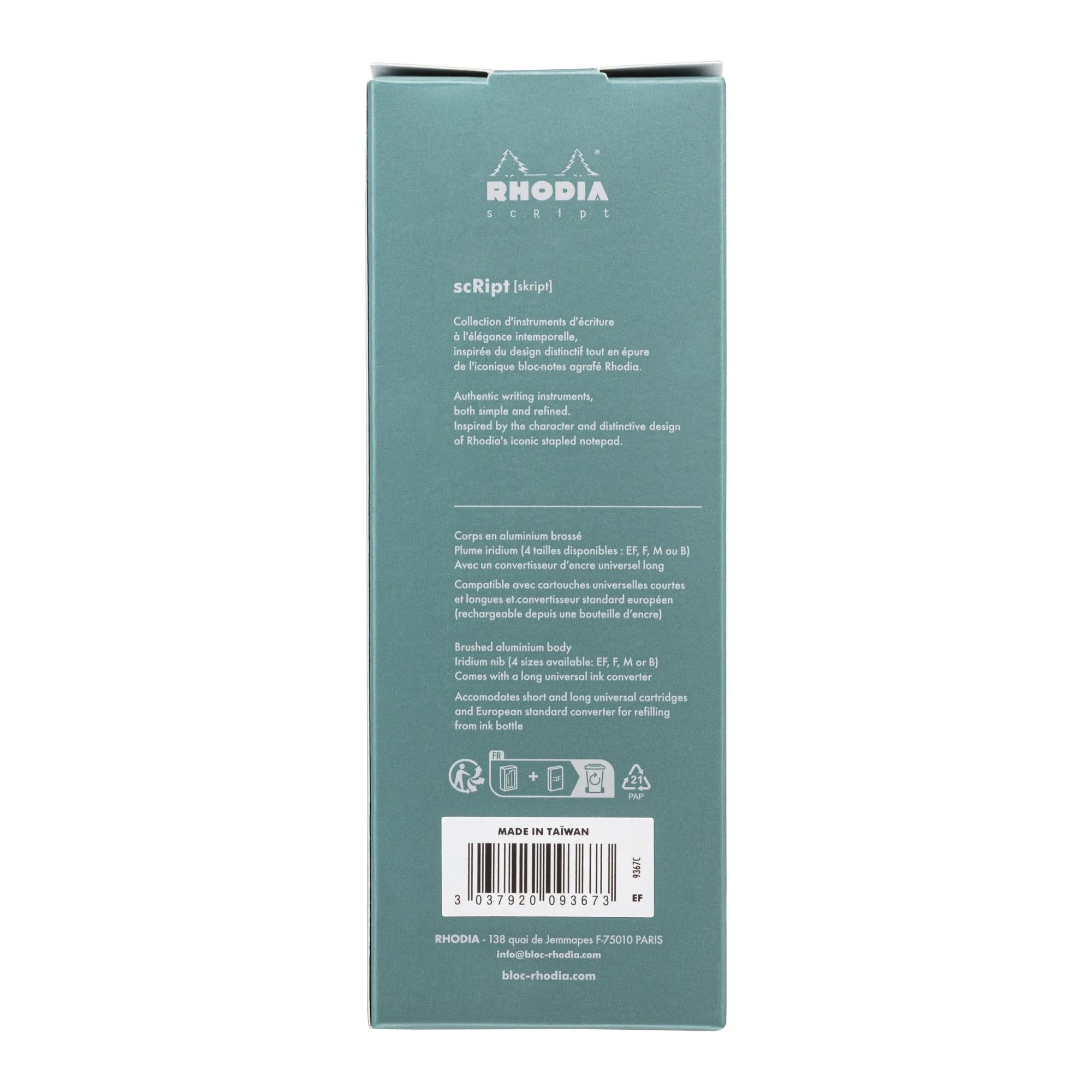 scRipt Fountain Pen (Sage)