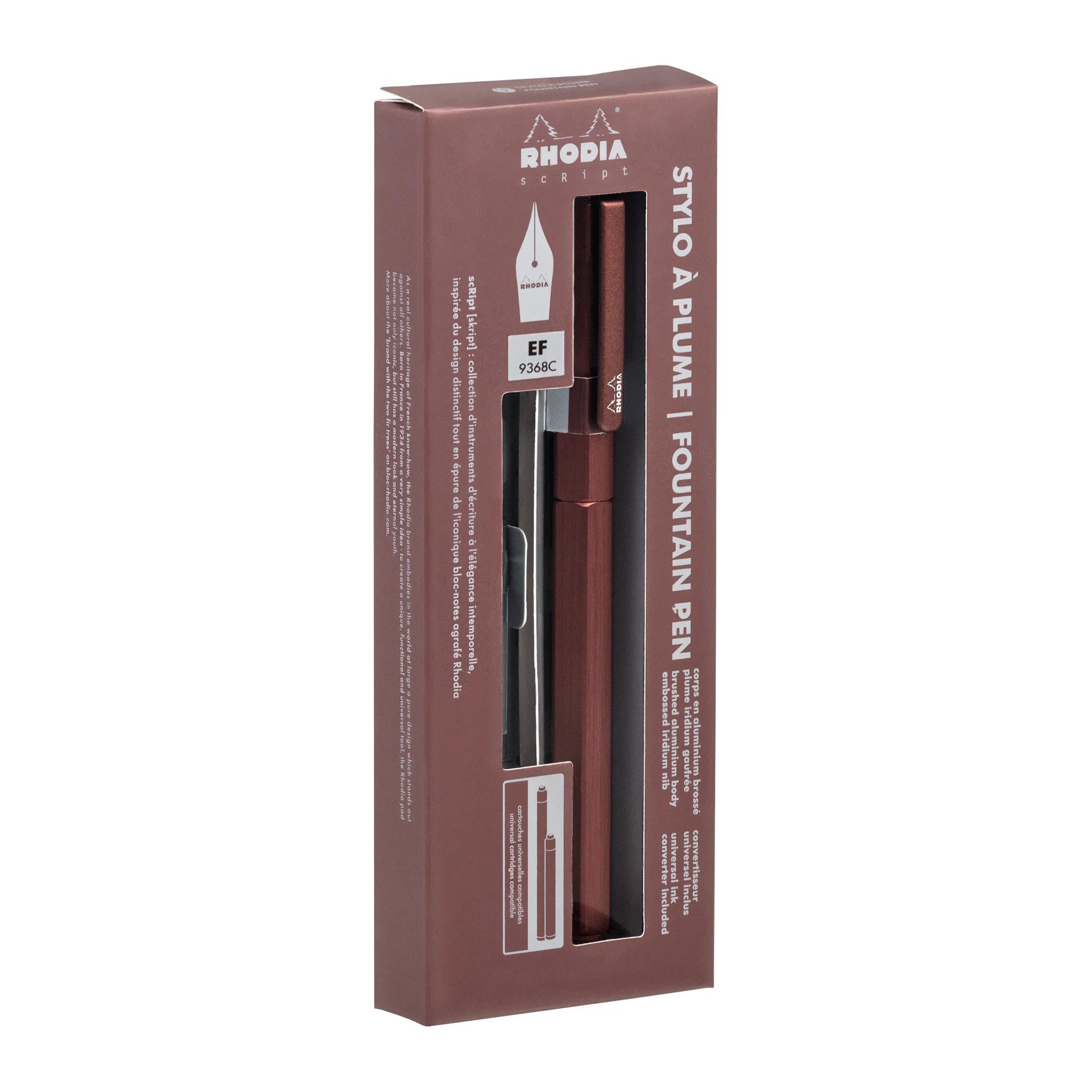 scRipt Fountain Pen (Brown)