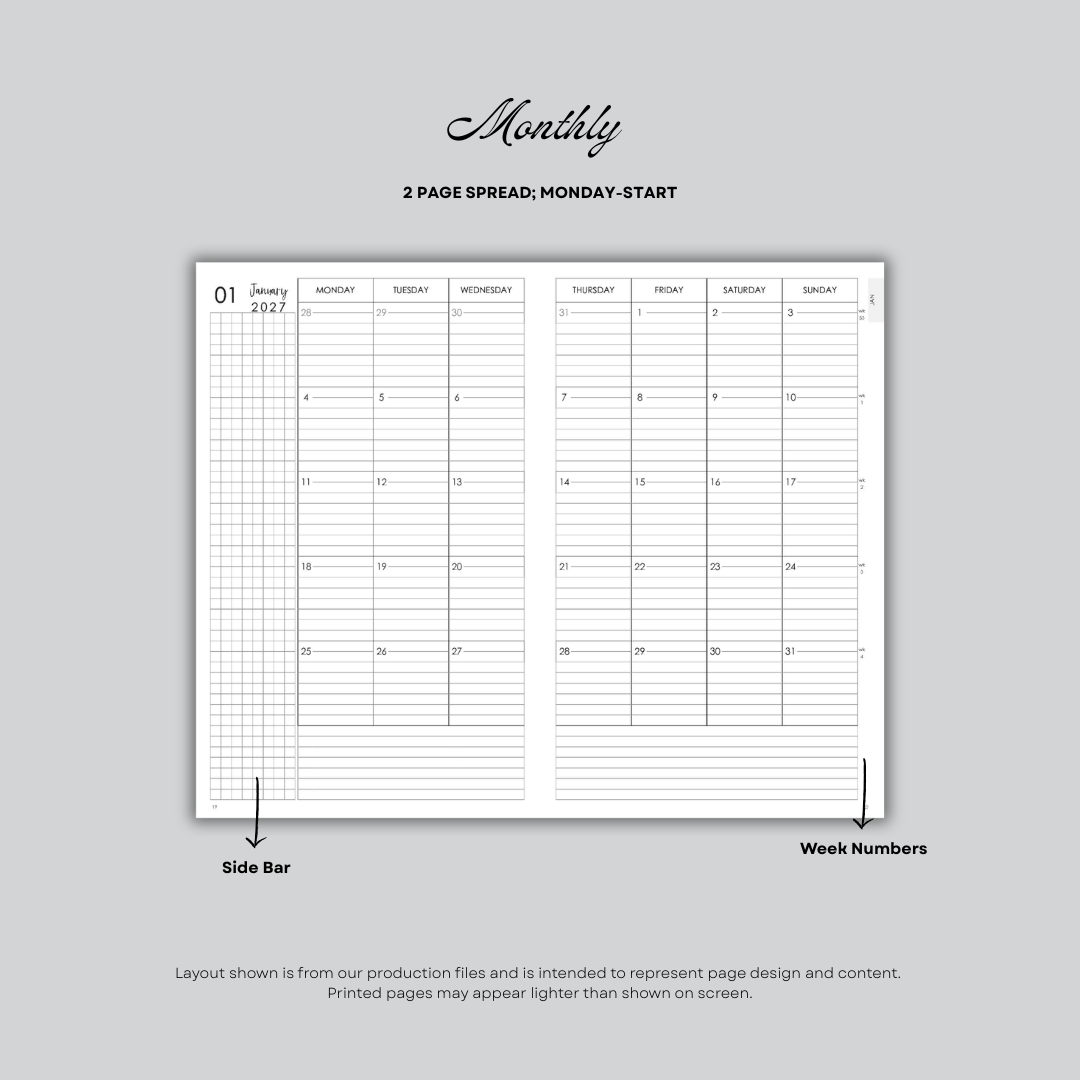 2027 Plans - Daily Planner (Pre-Order)