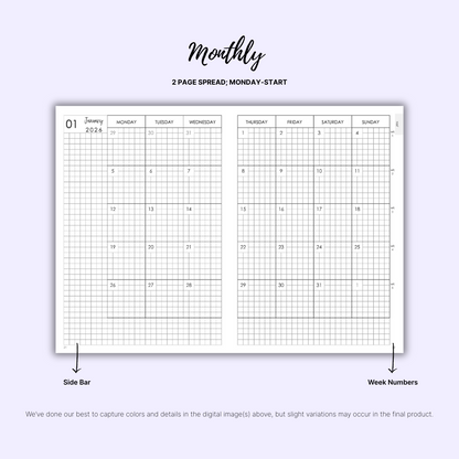 2026 Plans - Weekly Duo (PRE-ORDER)