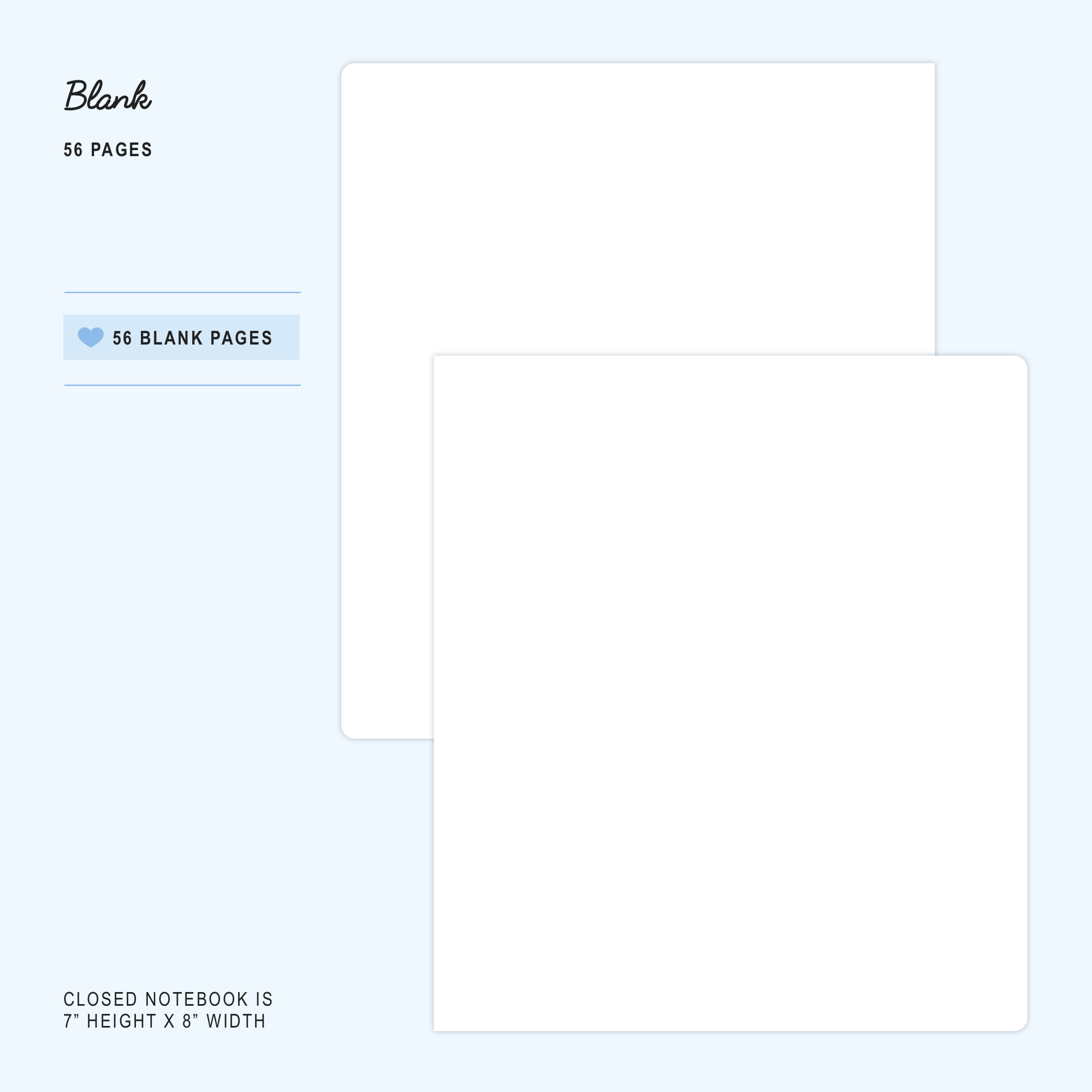 N092 | Sakura - Blank Notebook (A5W)