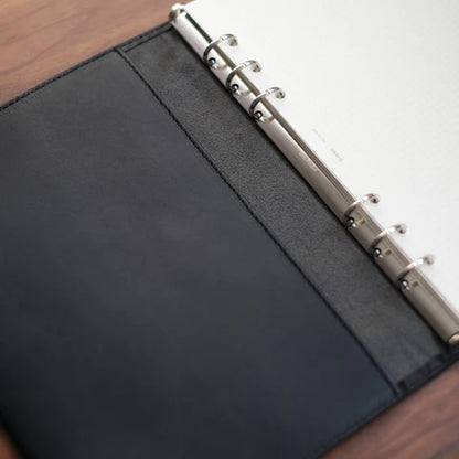 A5 Ring Binder with Pen Holder (Tochigi Leather)
