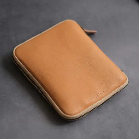 10-Slot Zip Pen Case (Tochigi Leather)