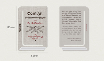 Edge Paper Bookmark - World Literature Ver.A