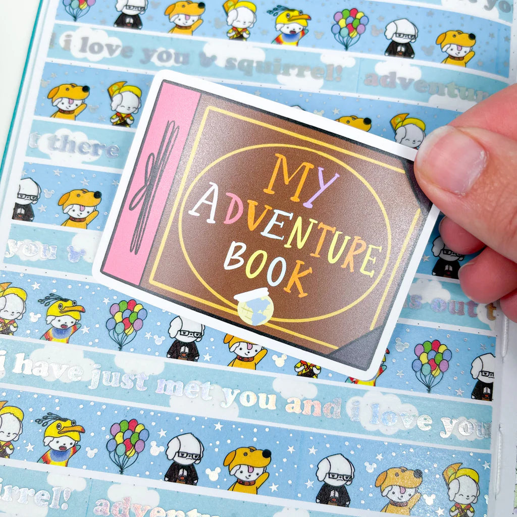 Adventure Book Premium Vinyl Die Cut