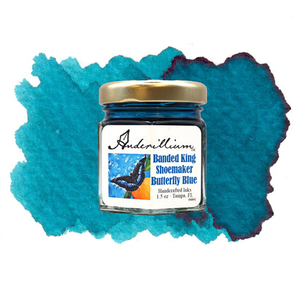 Banded King Shoemaker Butterfly Blue