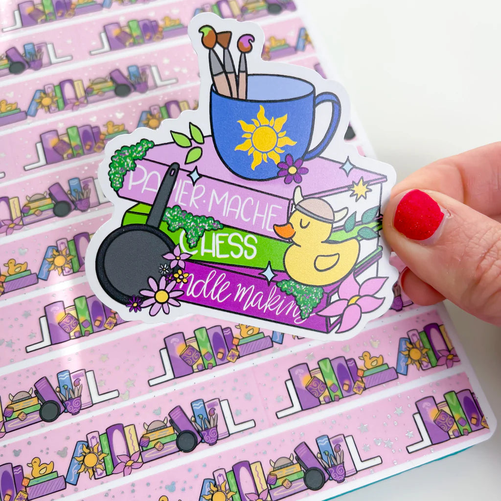 Best Book Stack Premium Vinyl Die Cut