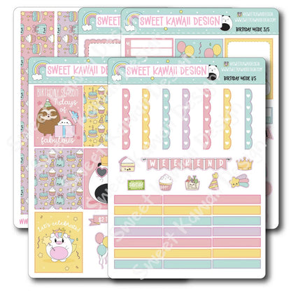 Birthday Mode (Weekly Kit)