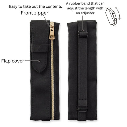 Book Band Pen Case <B6 - A5>  Black