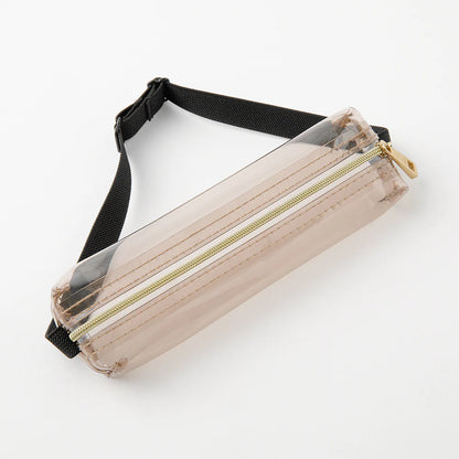 Book Band Pen Case <B6 - A5> Clear-Sepia