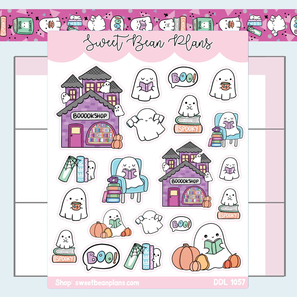 Bookish Ghost Doodles