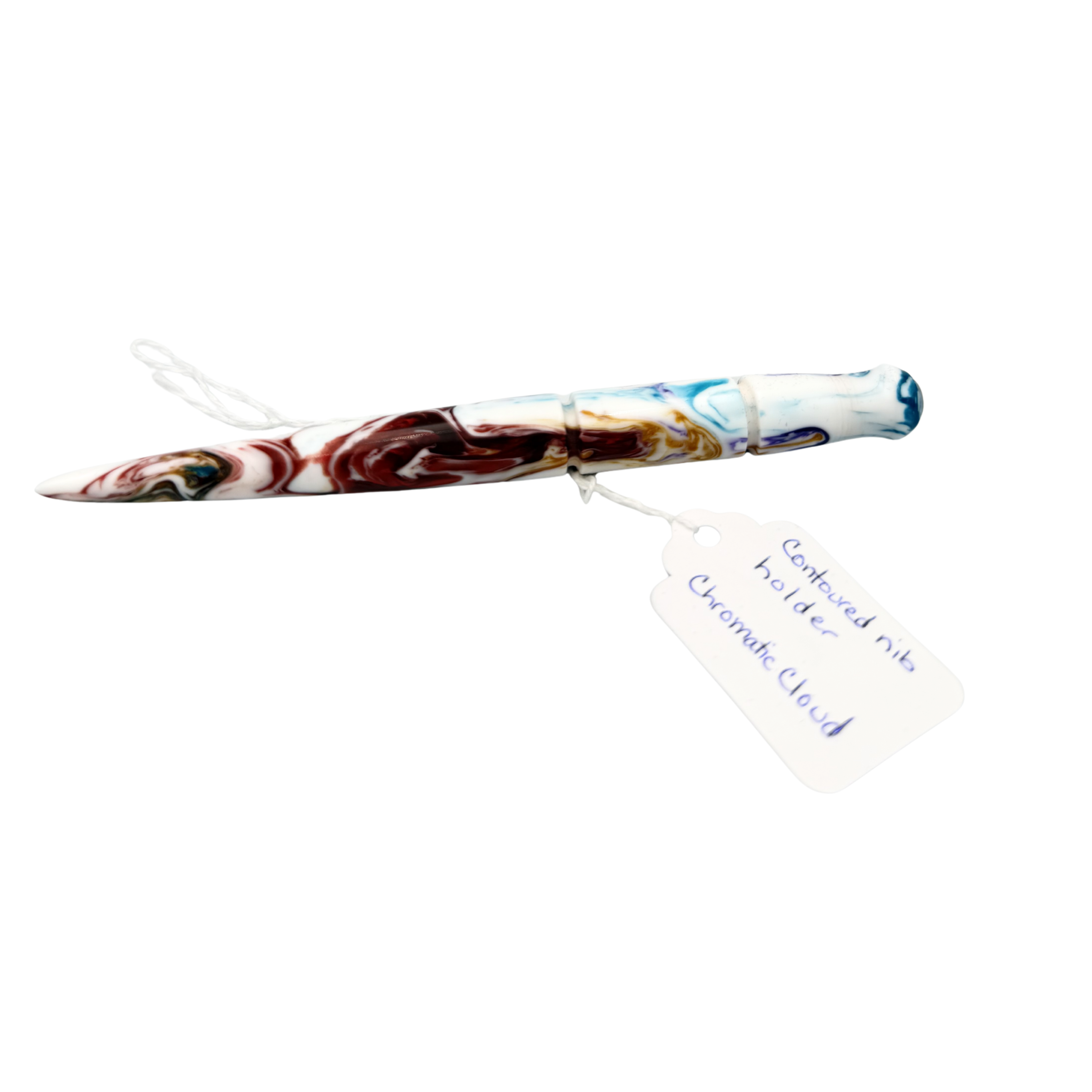 Contoured Nib Holder - Chromatic Cloud