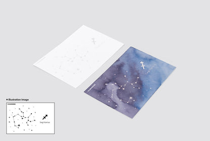 Ink Art Card Colorspace - Constellation