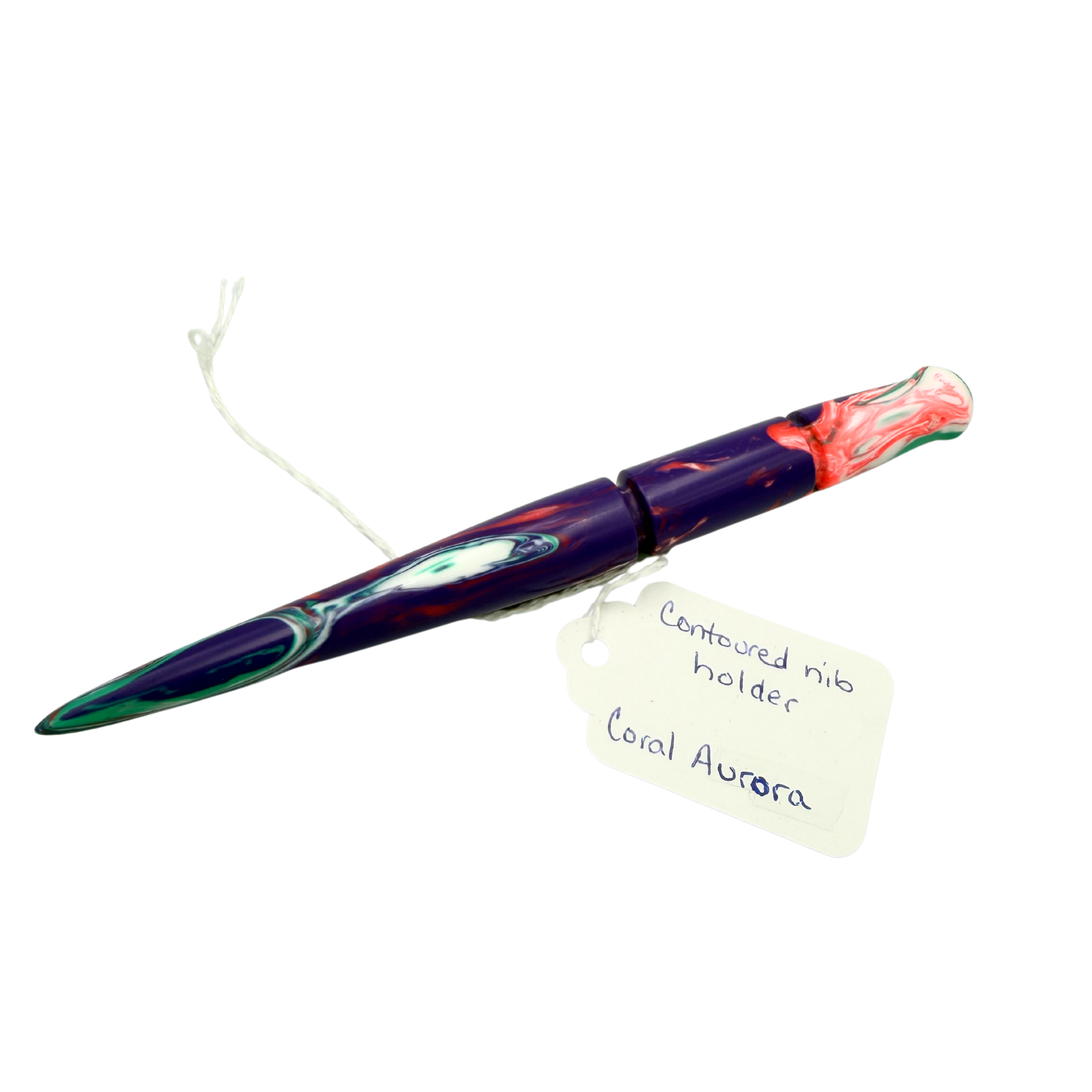 Contoured Nib Holder - Coral Aurora