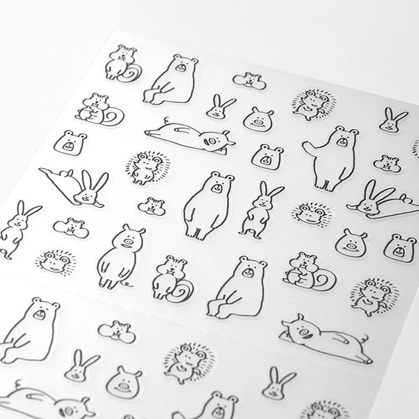 Chat Forest Animals Stickers