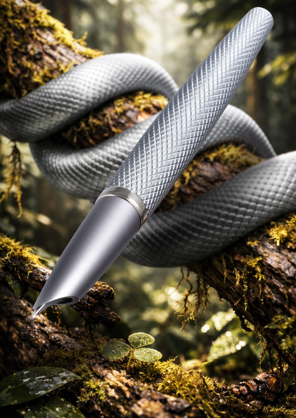 Viper Silver Guilloche