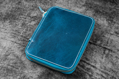 Collector Pen Case for 14 Kaweco Pens - Crazy Horse Ocean Blue