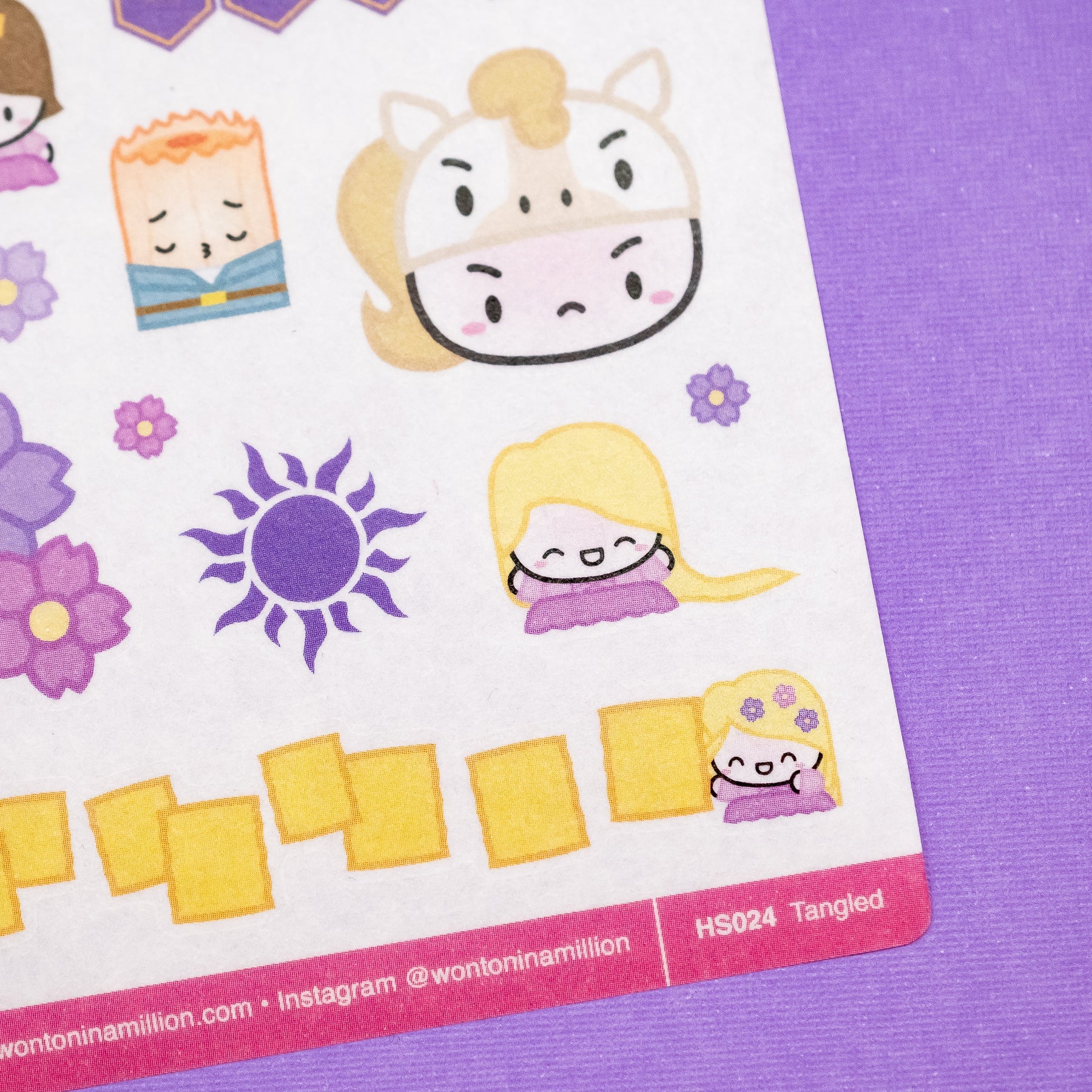 Tangled Washi Stickers