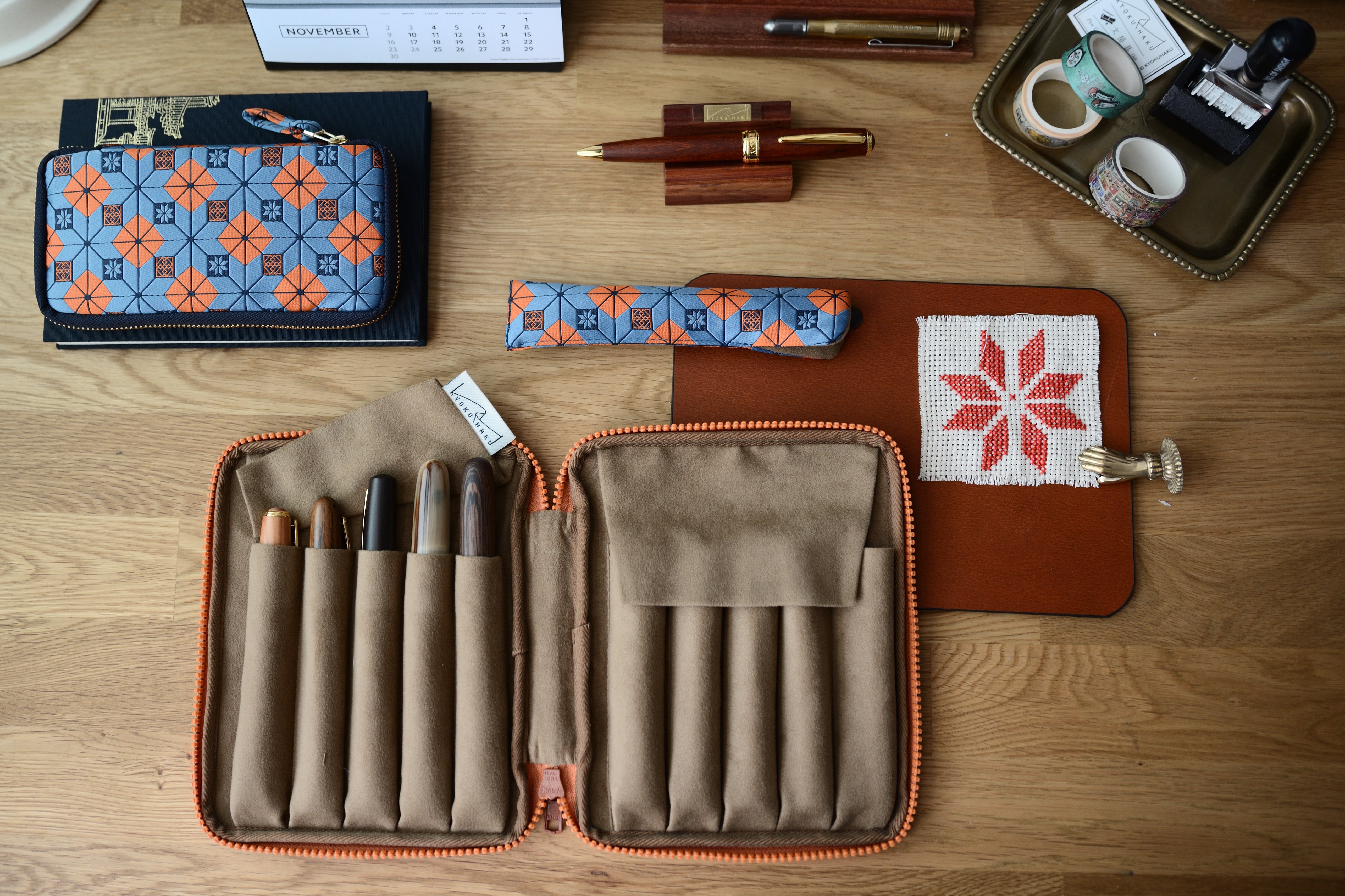 Siraya 10 Pen Case Restitch (Orange)