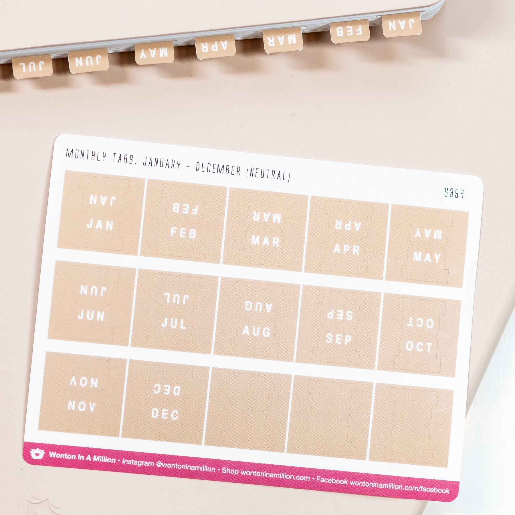 Neutral Monthly Tab