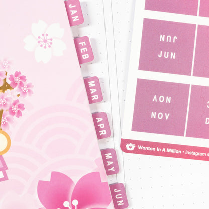 Sakura Monthly Tab
