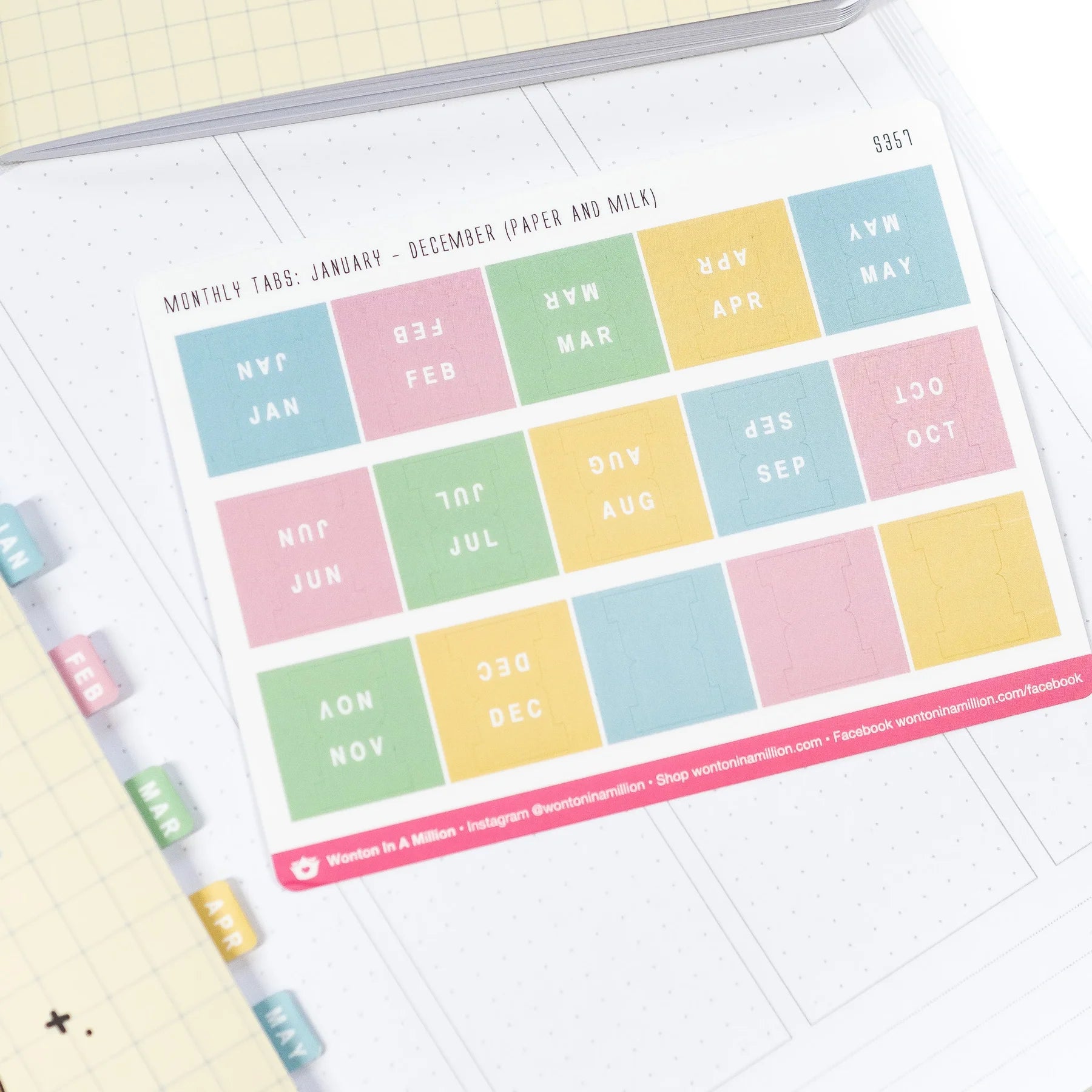 Paper & Milk Monthly Tab