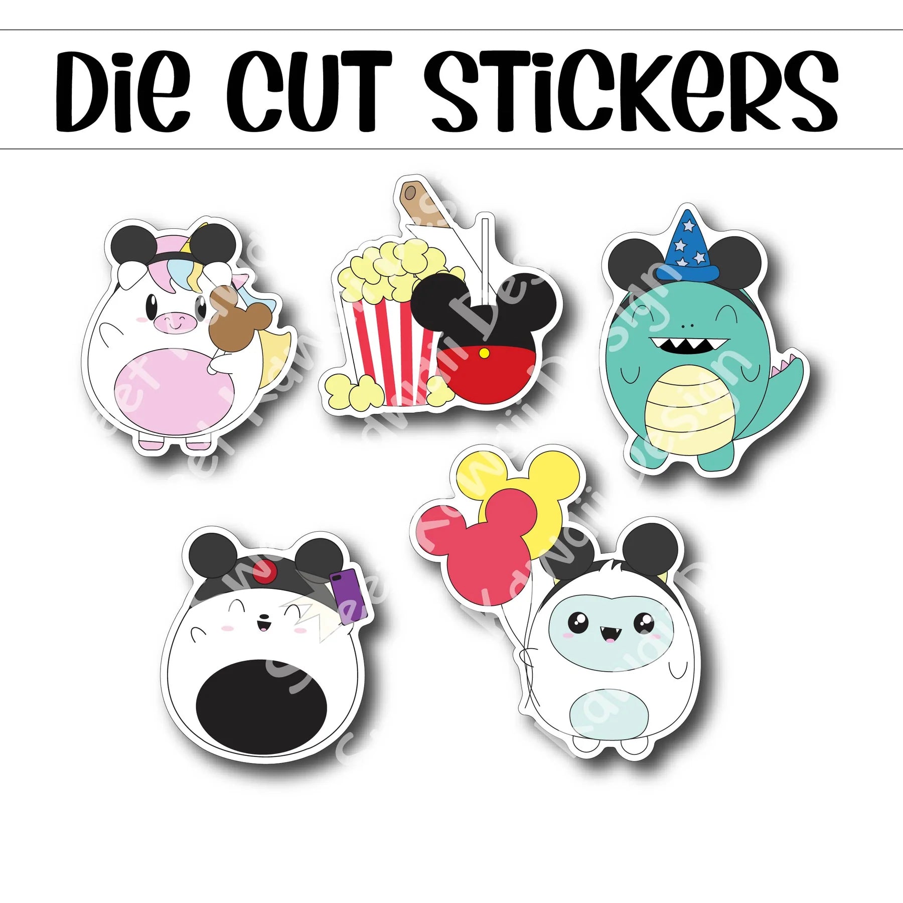 Kawaii Magic Moments Diecut Sticker Set