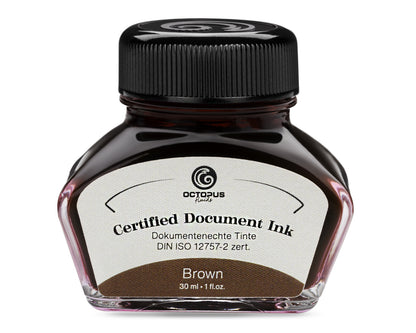 Document Ink Brown