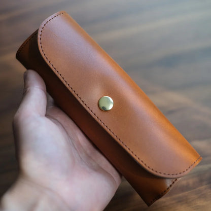 3-Slot Roll Pen Case (Tochigi Leather)