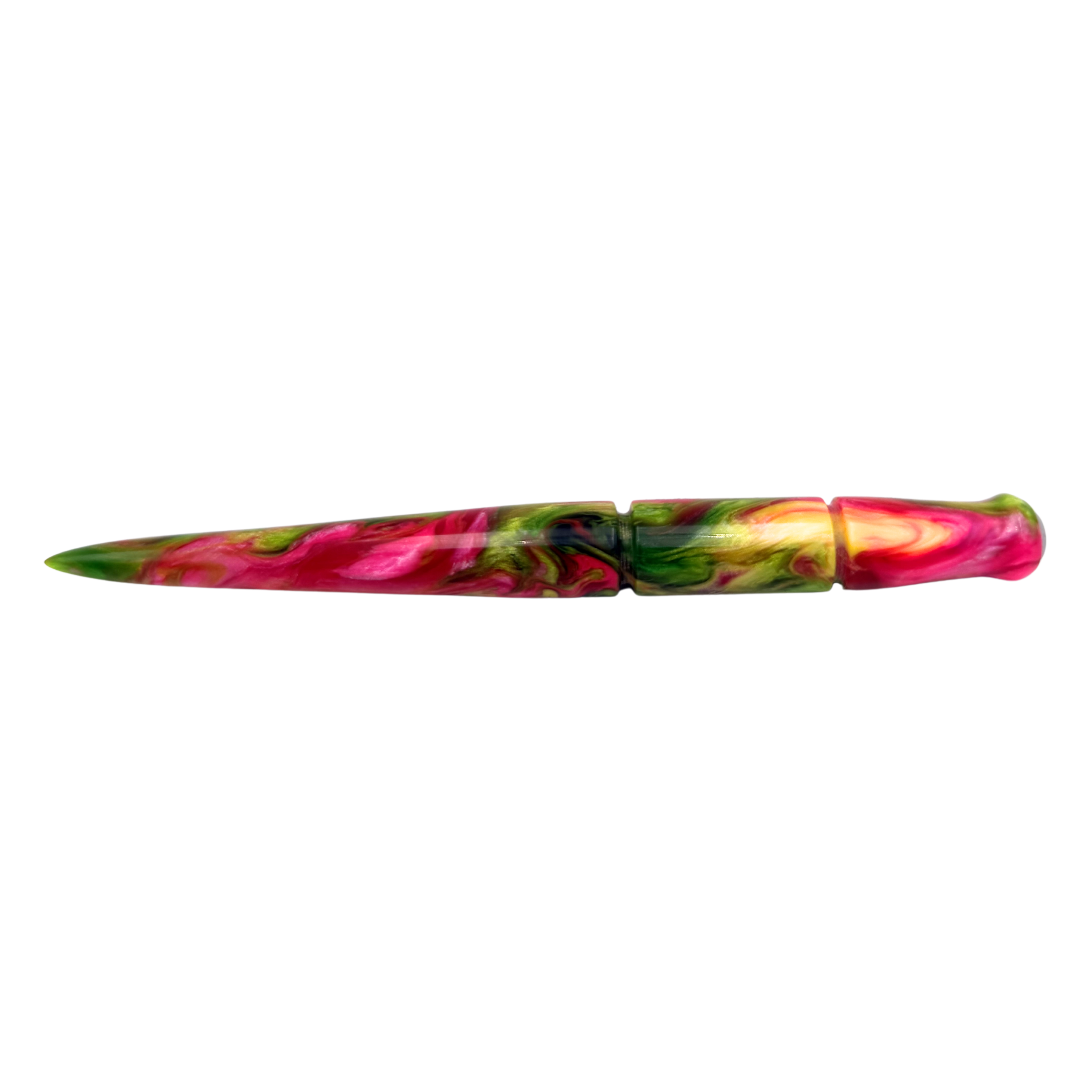 Contoured Nib Holder - Green, Pink and Yellow