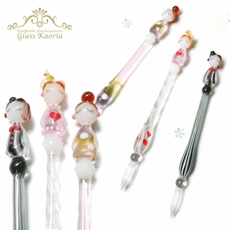 Fashionable Lady Glass Pen