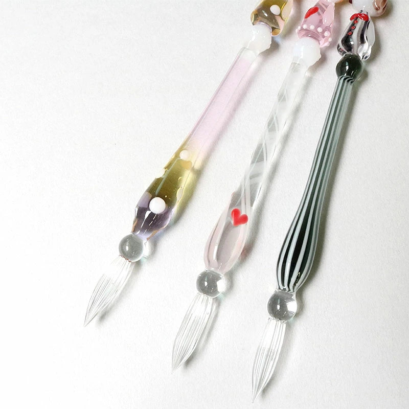 Fashionable Lady Glass Pen