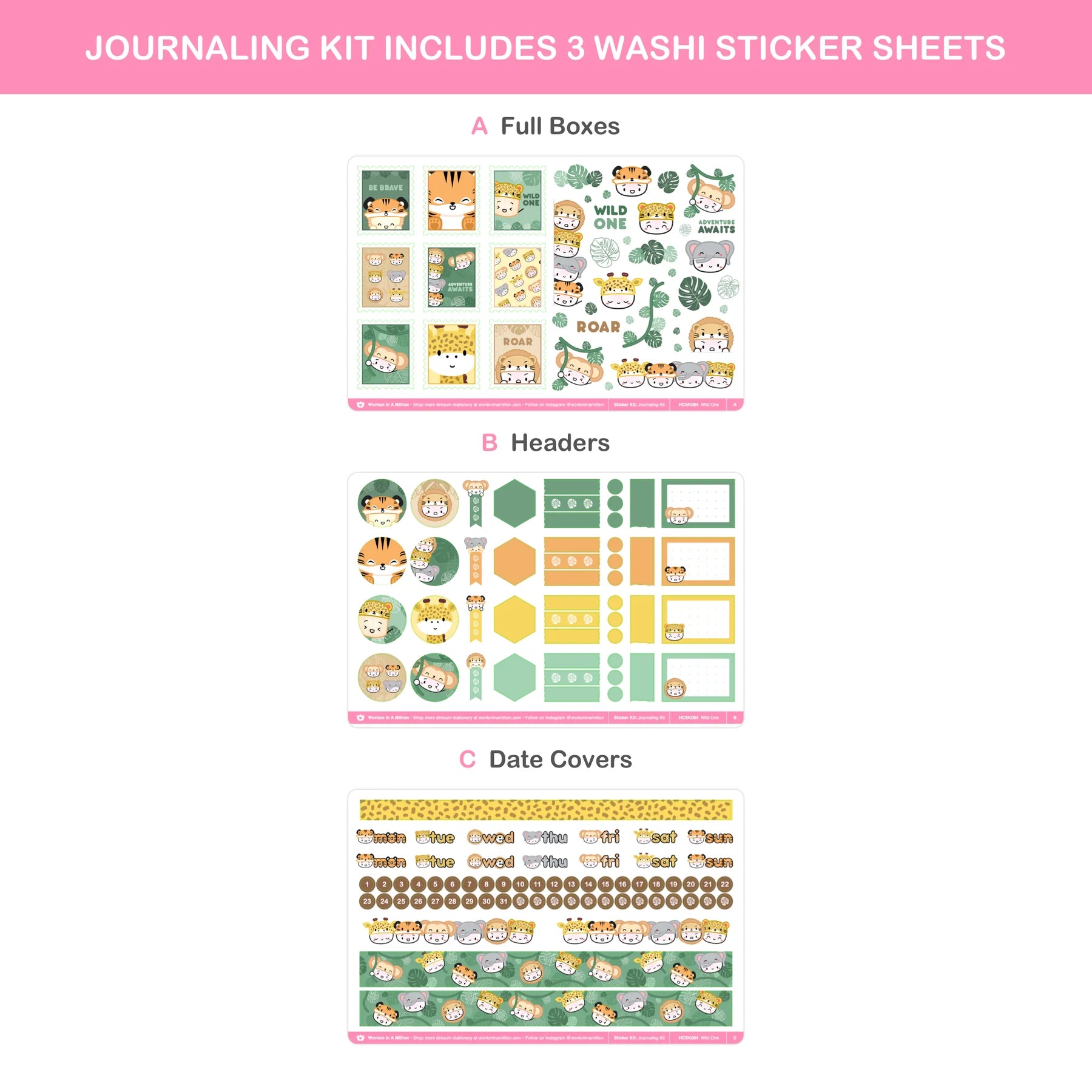 Wild One (Journaling Kit)