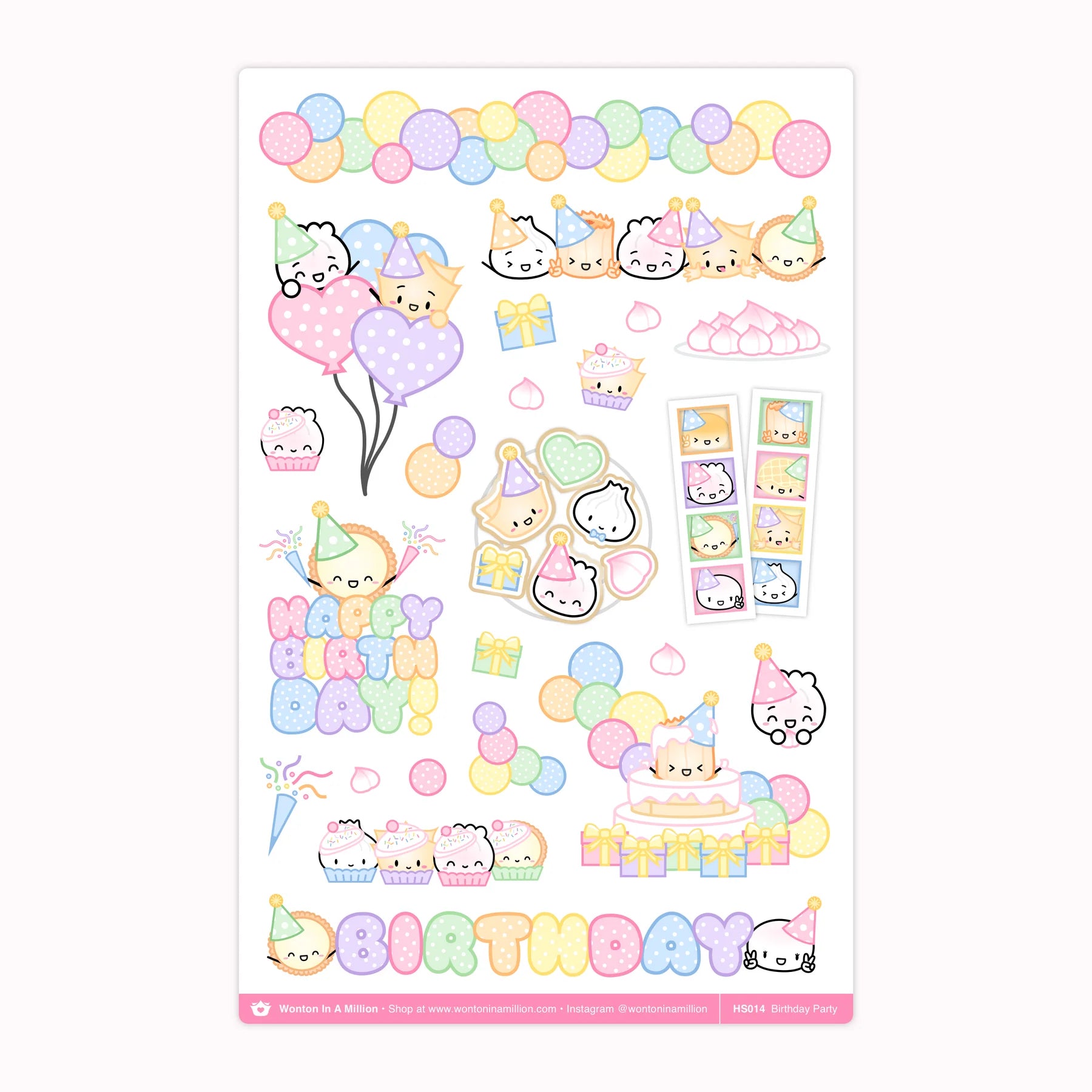 Birthday Party Washi