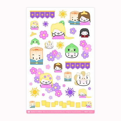 Tangled Washi Stickers