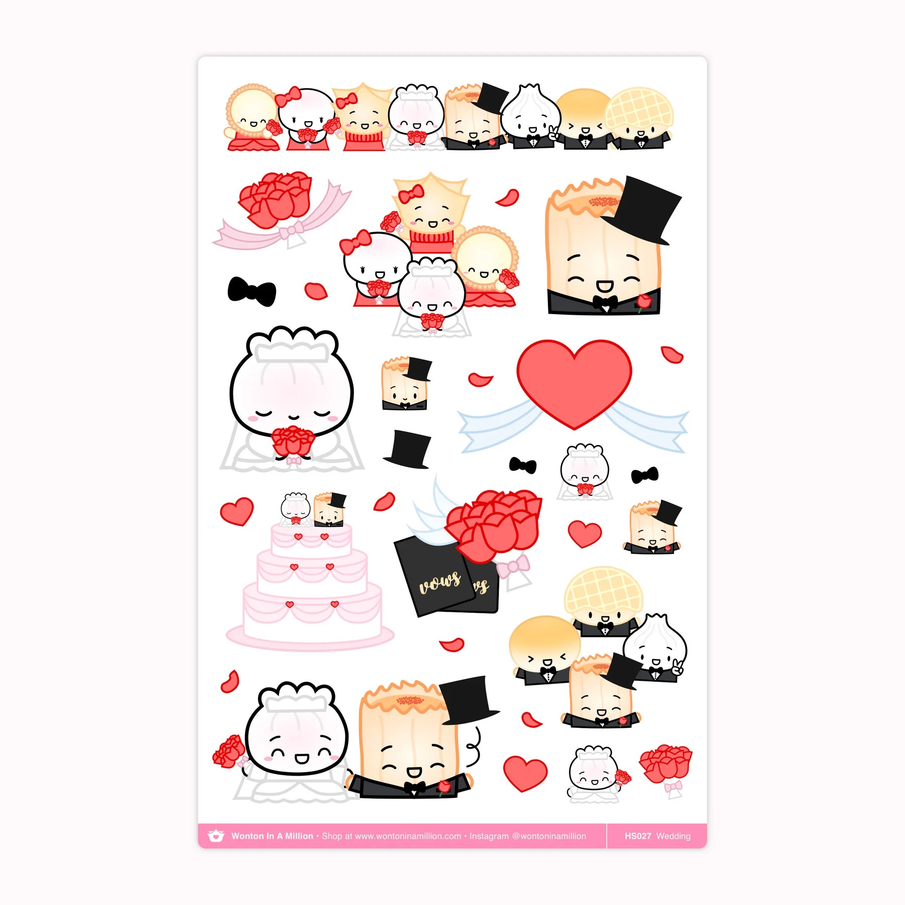 Wedding Washi Stickers