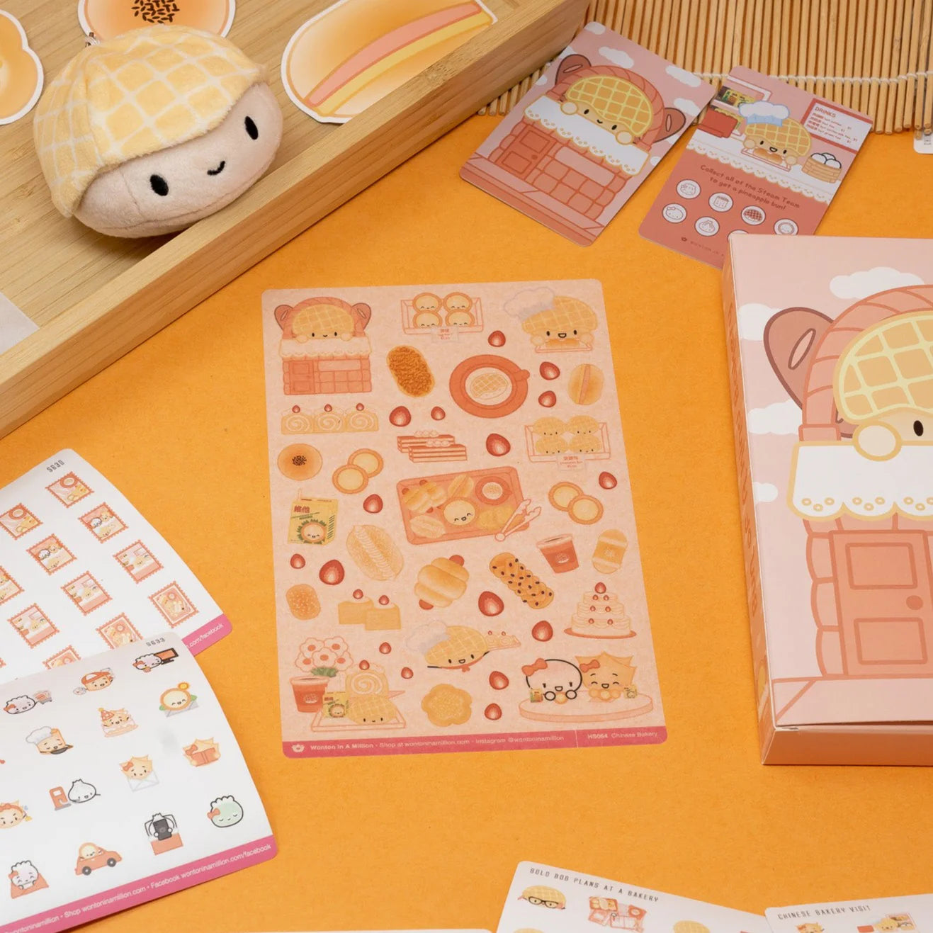 Bun Of A Kind Bakery Washi Stickers