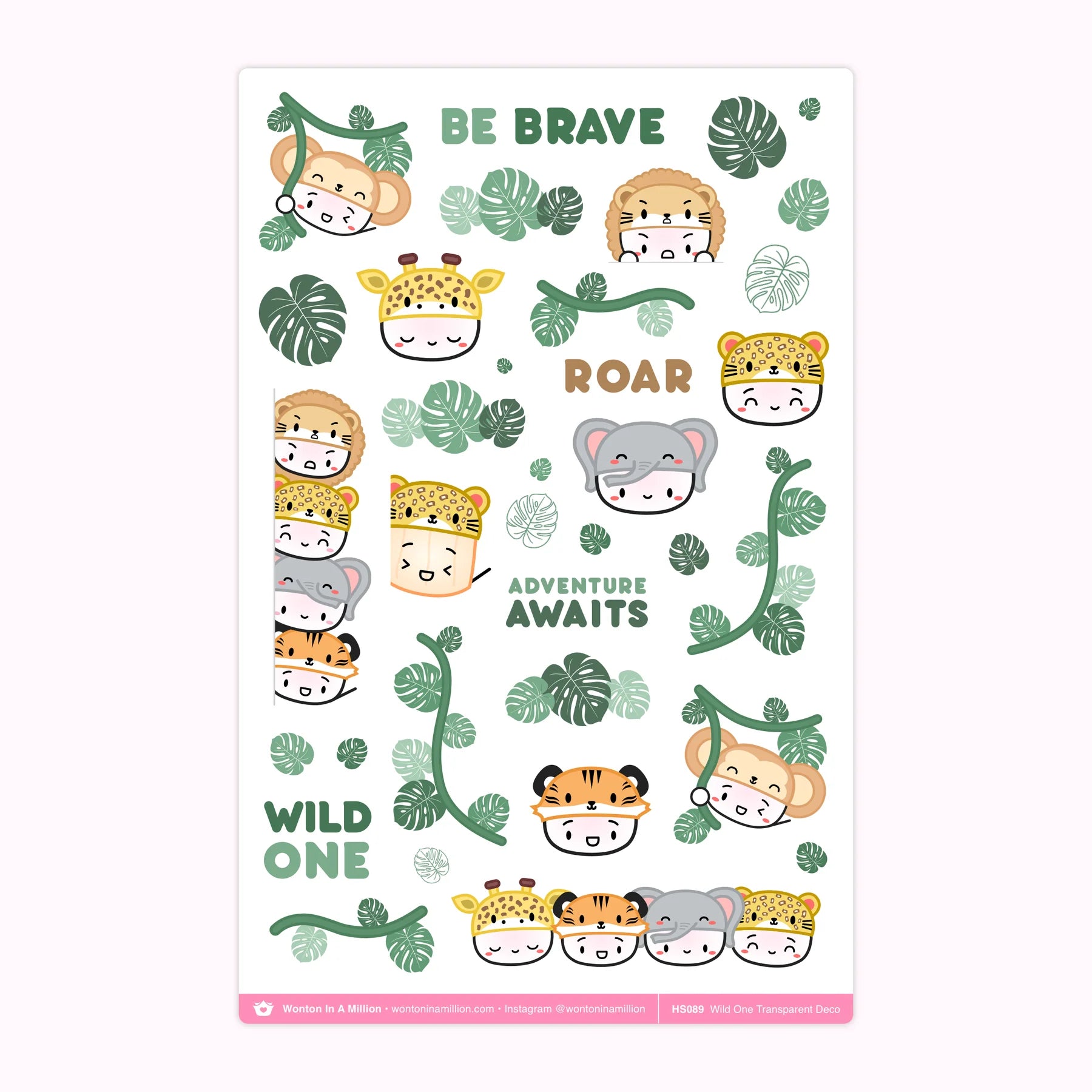 Wild One Washi Stickers