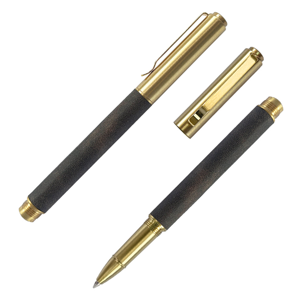 Handscript Retro Brass Rollerball Pen