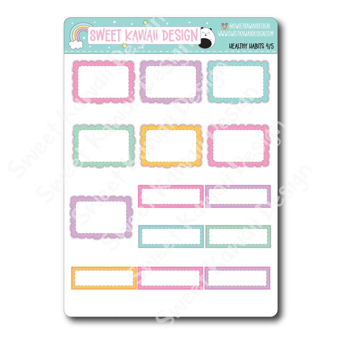 Healthy Habits (Weekly Kit)