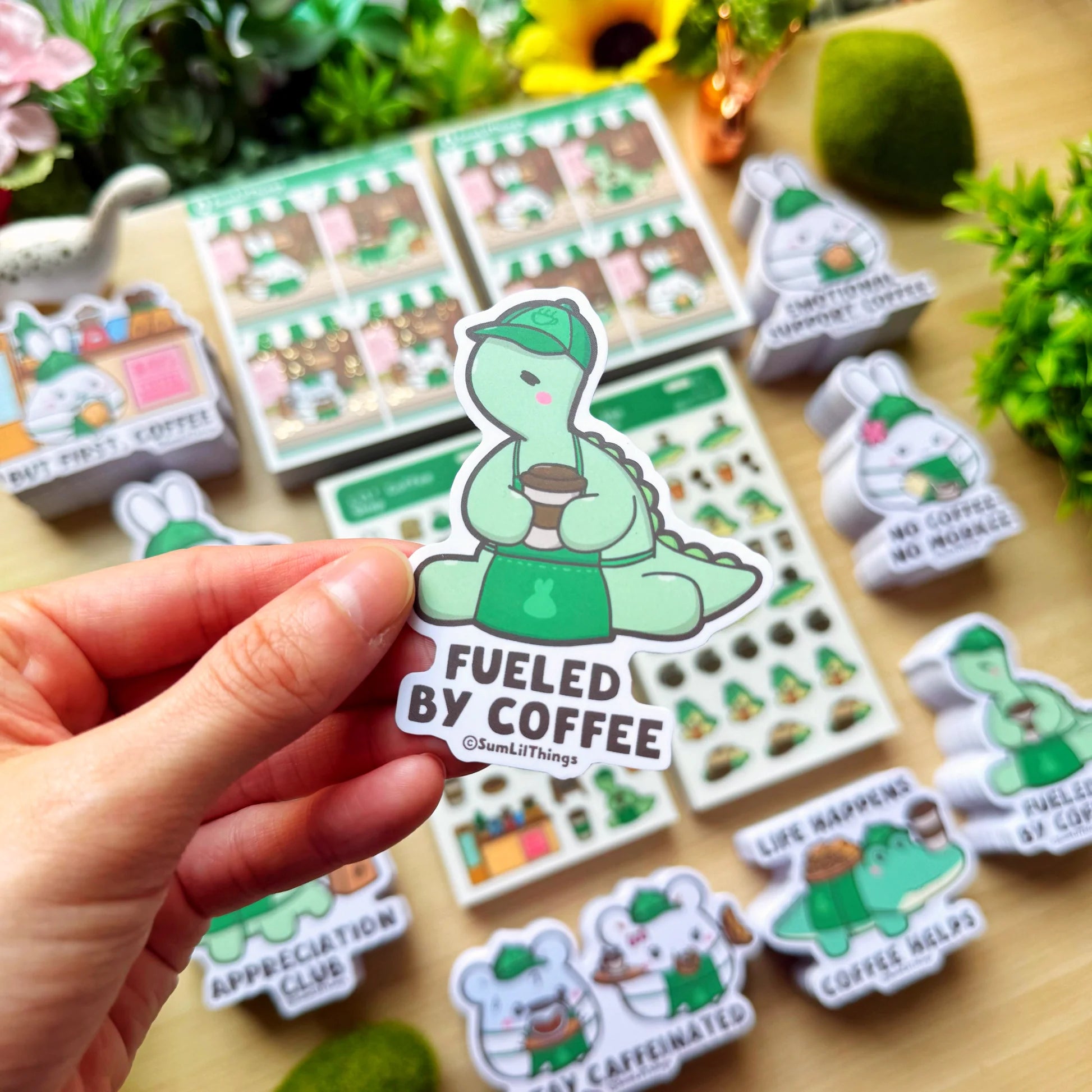 Vinyl Sticker - Fueled By Coffee