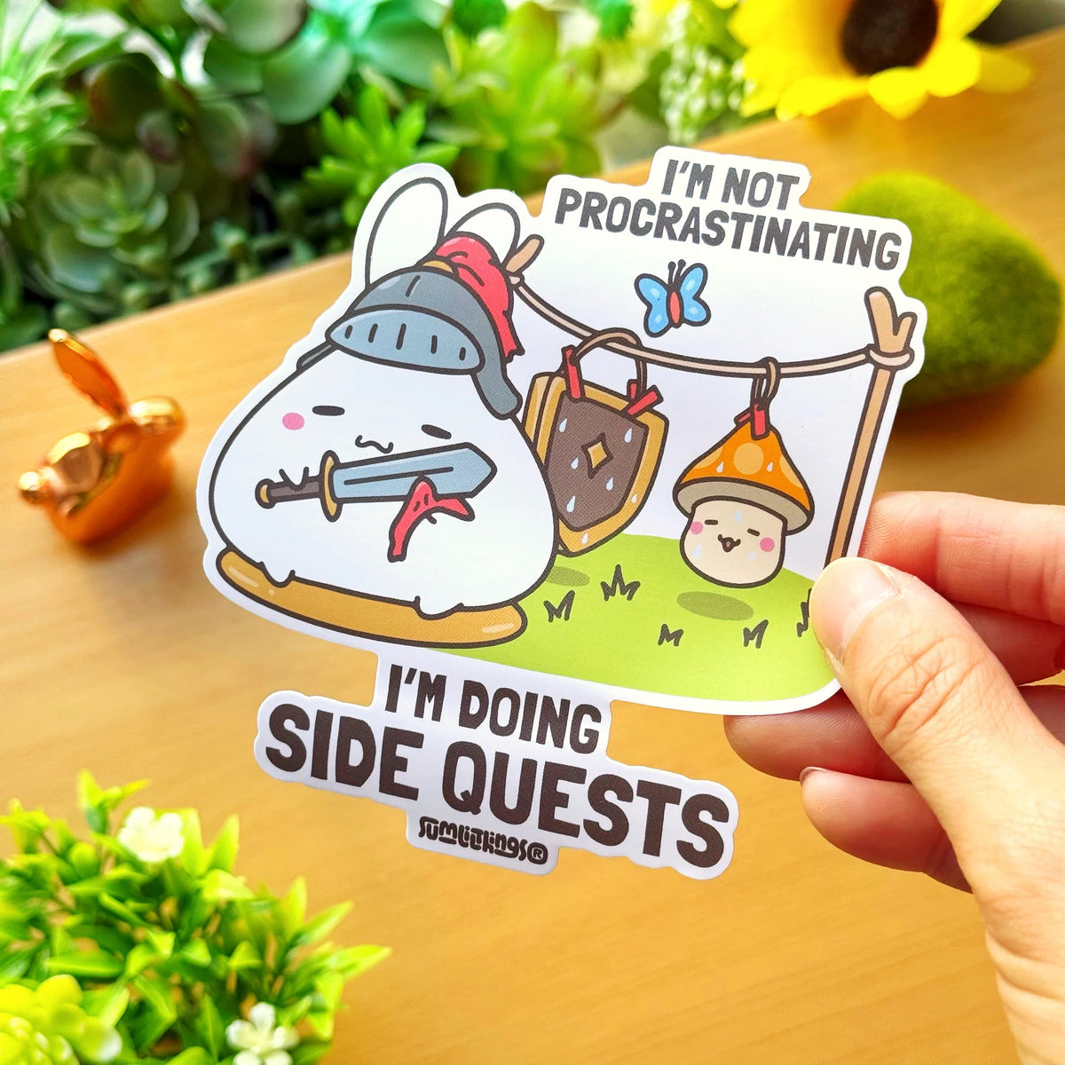Vinyl Sticker -Side Quest (Upgraded)