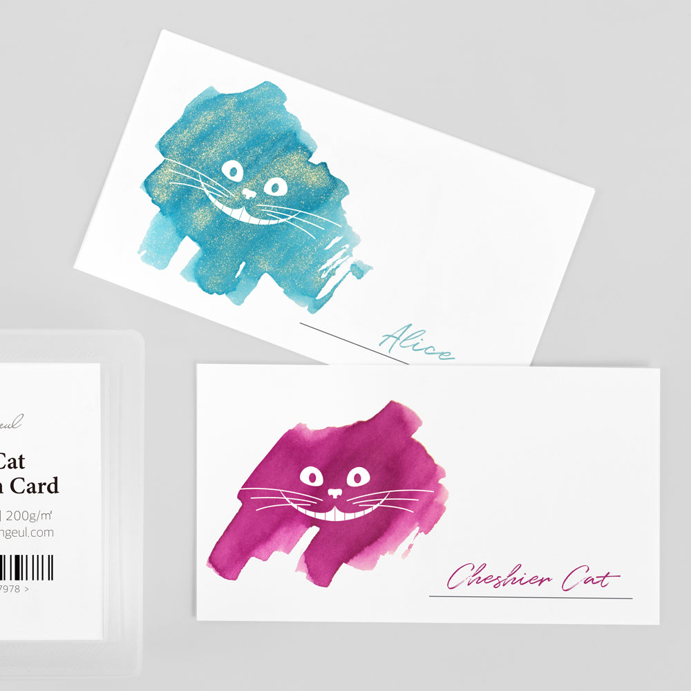 Smile Cat Ink Swatch Card